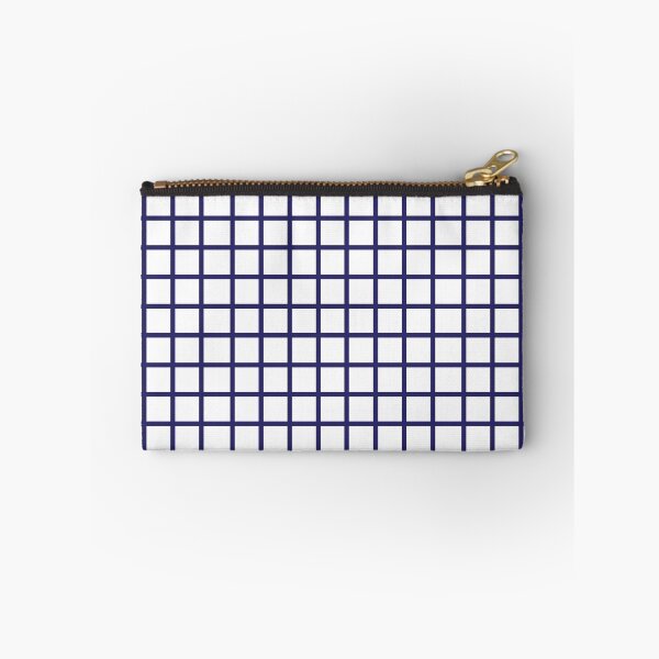 Item preview, Retro style navy blue check designed and sold by LittleBettyMakes.