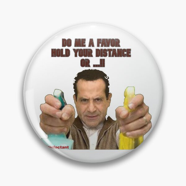 Item preview, Monk: Do me a favor, keep your distance or ... !! (I disinfect you) designed and sold by zurckoov.