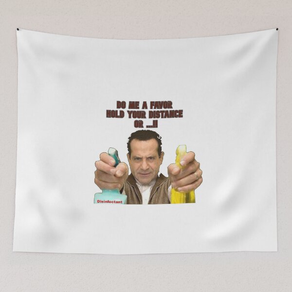 Item preview, Monk: Do me a favor, keep your distance or ... !! (I disinfect you) designed and sold by zurckoov.