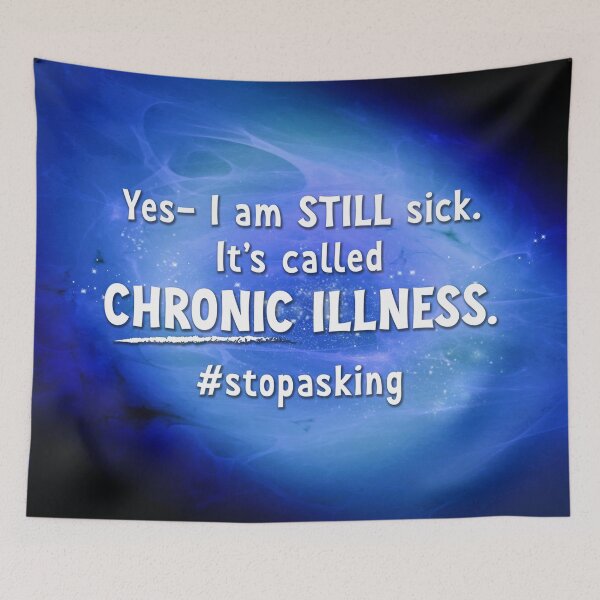 Item preview, Sapphire Galaxy: Chronic Illness designed and sold by PrettySickArt.
