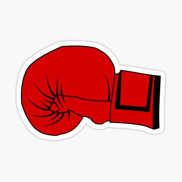 "Boxing Glove" Sticker for Sale by Kreativista Redbubble