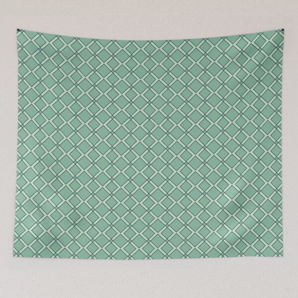 Item preview, Diamond Pattern Mint Triple Green designed and sold by DistantOverture.
