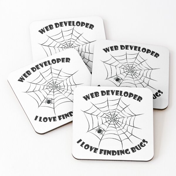 Item preview, Web Developer - I Love Finding Bugs designed and sold by TheInkElephant.