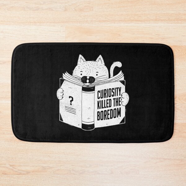 Item preview, Curiosity Killed The Boredom Black designed and sold by Tobe Fonseca®.