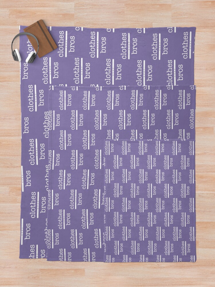Thumbnail 5 of 6, Throw Blanket, Clothes Over Bro's designed and sold by Indestructibbo.
