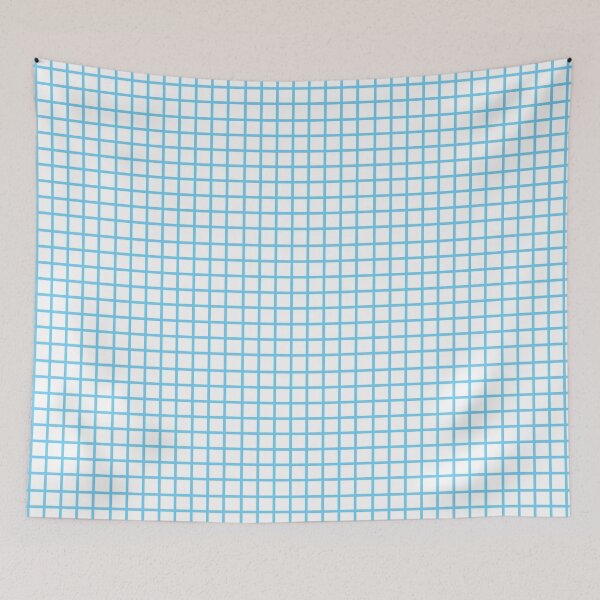 Item preview, Retro style turquoise check designed and sold by LittleBettyMakes.