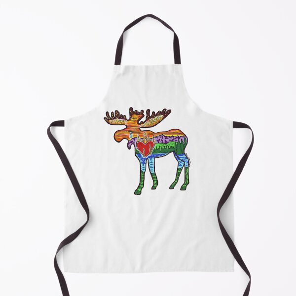 Item preview, Heart Afire Moose designed and sold by Heartsonfireart.