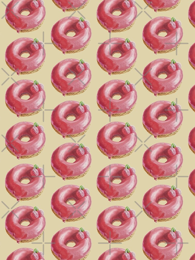 Cherry Donut painting (no background) by EmilyBickell
