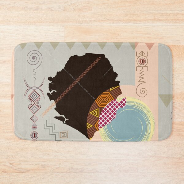 Item preview, Sierra Leone Stylized designed and sold by lanrestudio.