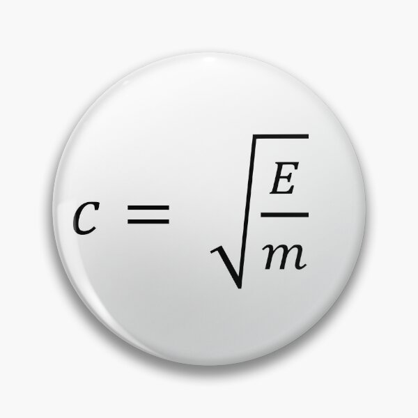 Item preview, Einstein E = mc2 -> c = sqrt(E/m) designed and sold by Mrks135.