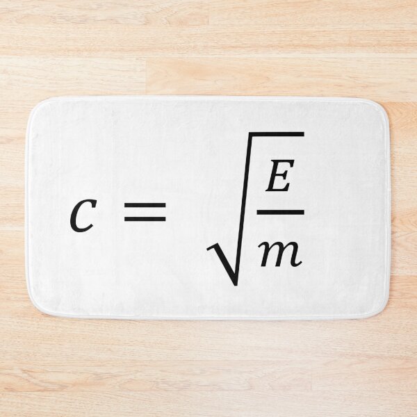 Item preview, Einstein E = mc2 -> c = sqrt(E/m) designed and sold by Mrks135.