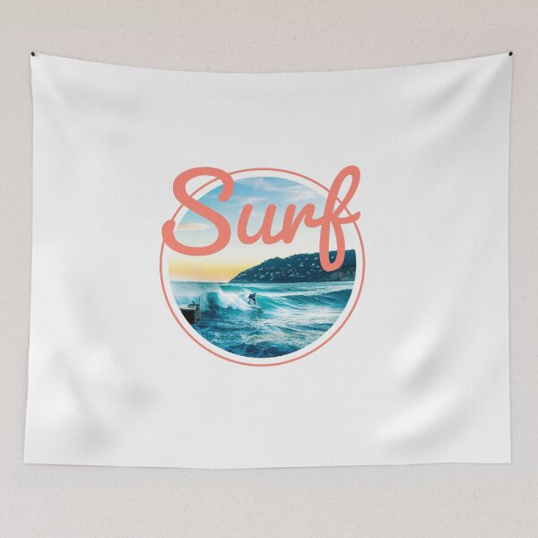 Item preview, SURF - surfing - circle - minimalist designed and sold by Tropical Blood.