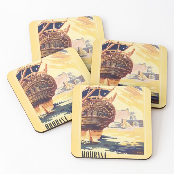 Item preview, retro Mombasa designed and sold by CorasPosters.