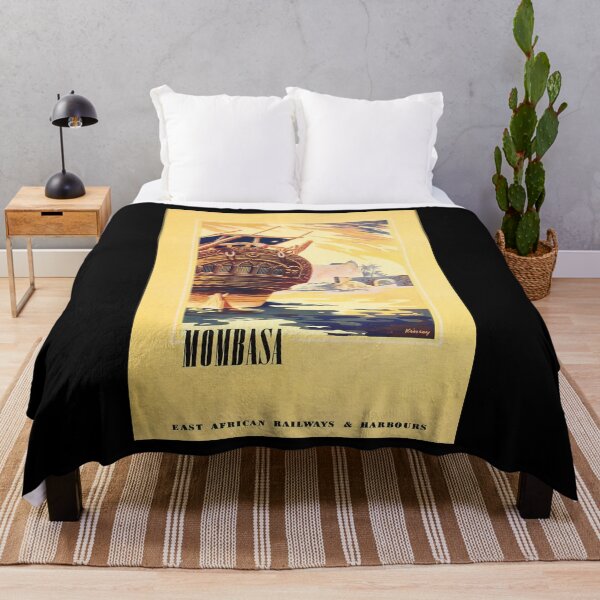 Item preview, retro Mombasa designed and sold by CorasPosters.
