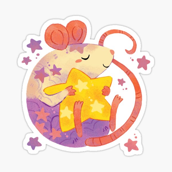 Item preview, Galaxy Mouse Holding A Star designed and sold by michelledraws.