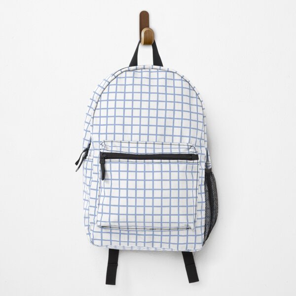 Item preview, Retro style sky blue check designed and sold by LittleBettyMakes.