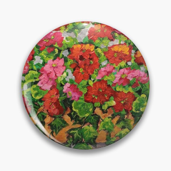 Item preview, Red Geraniums and Ivy designed and sold by Sandra Lett.