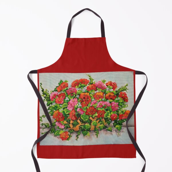 Item preview, Red Geraniums and Ivy designed and sold by Sandra Lett.