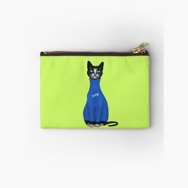 Item preview, Cat in Blue Jumper designed and sold by Kittys-Art.