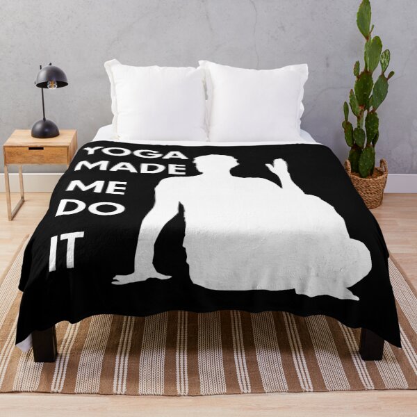 Item preview, Yoga made me do it - Funny yoga pun, funny yoga joke, yoga enthusiast gift designed and sold by LookFrog.