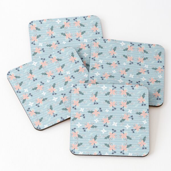 Item preview, Pastel Christmas  flowers designed and sold by DarkArtStudio.