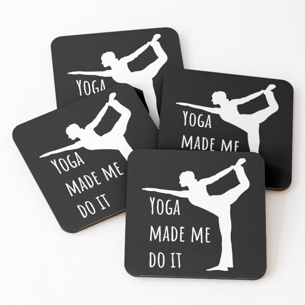 Item preview, Yoga made me do it - Funny yoga pun, funny yoga joke, yoga enthusiast gift designed and sold by LookFrog.