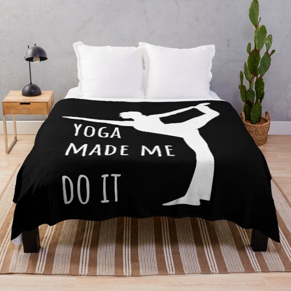 Item preview, Yoga made me do it - Funny yoga pun, funny yoga joke, yoga enthusiast gift designed and sold by LookFrog.