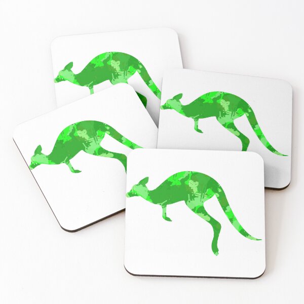Item preview, Green Kangaroo designed and sold by Jayda Bruce.