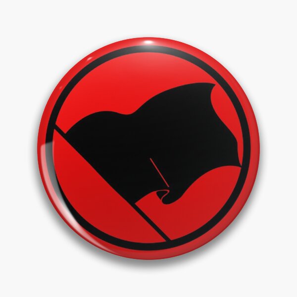 Item preview, Anarchist Black Flag Over the Heart designed and sold by Kole's Designs.