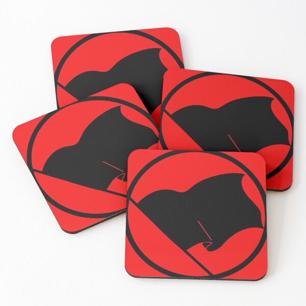 Item preview, Anarchist Black Flag Over the Heart designed and sold by Kole's Designs.