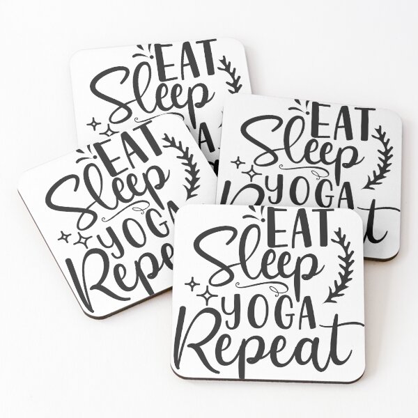 Item preview, Eat sleep yoga repeat  designed and sold by shinoshop.