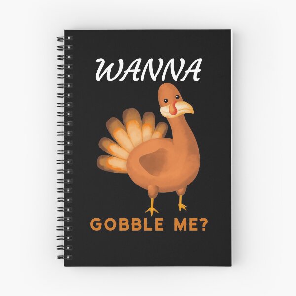 Item preview, Wanna Gobble Me? Thanksgiving Turkey Illustration designed and sold by MAS-S.