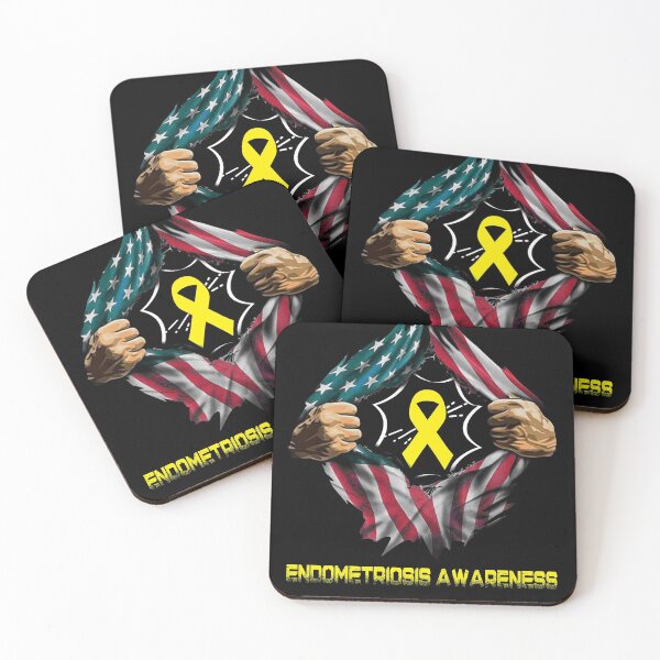 Item preview, Endometriosis Awareness American Flag designed and sold by ArangoaStore.