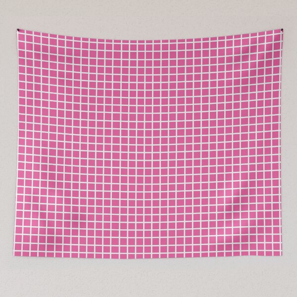 Item preview, Retro style deep pink and white check 2 designed and sold by LittleBettyMakes.