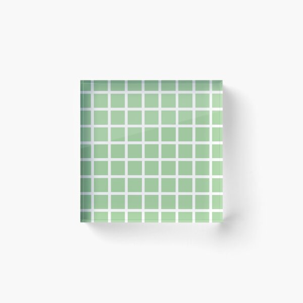 Item preview, Retro style green white check 2 designed and sold by LittleBettyMakes.