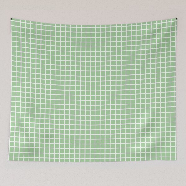 Item preview, Retro style green white check 2 designed and sold by LittleBettyMakes.