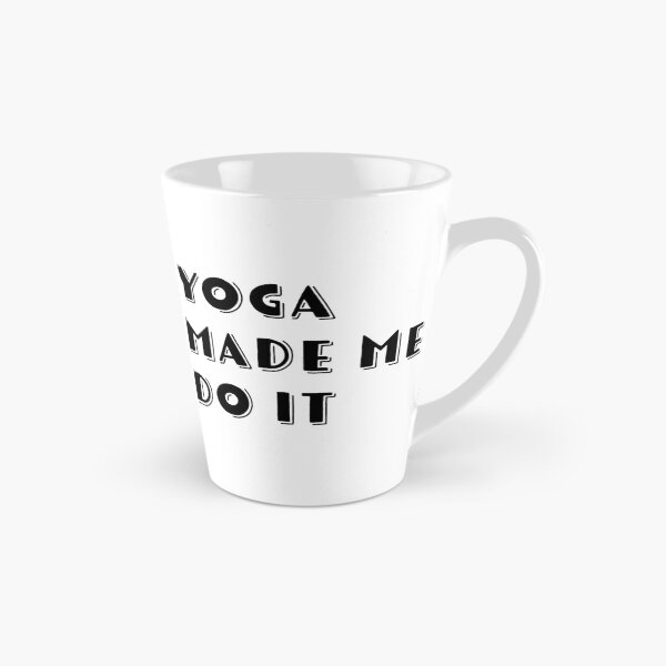 Item preview, Yoga made me do it - Funny yoga pun, funny yoga joke, yoga enthusiast gift designed and sold by LookFrog.