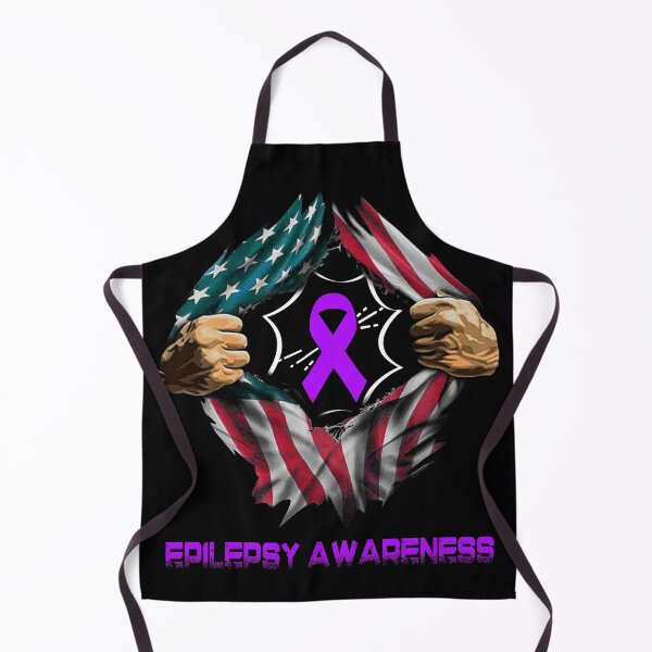Item preview, Epilepsy Awareness American Flag designed and sold by ArangoaStore.