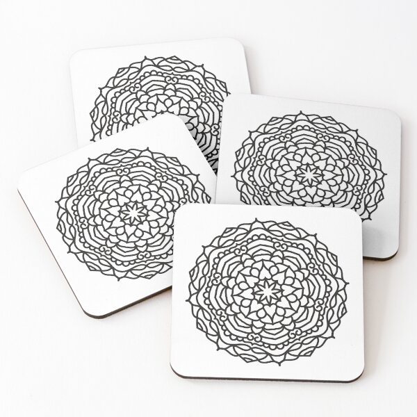 Item preview, Mandala Ornament Illustration designed and sold by MisterGooseShop.
