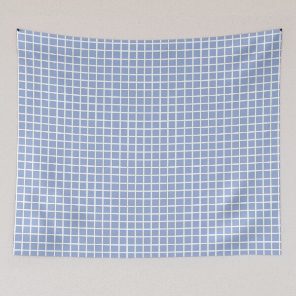 Item preview, Retro style sky blue check 2 designed and sold by LittleBettyMakes.