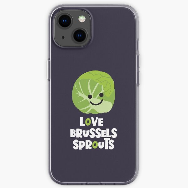Love Brussels Sprouts iPhone Soft Case