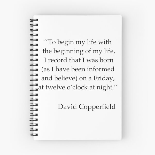 Item preview, David Copperfield Book Charles Dickens (Black) designed and sold by Vidallz.