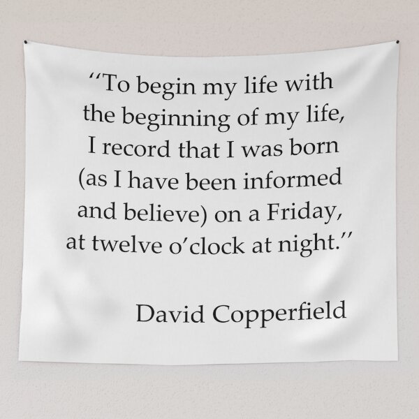Item preview, David Copperfield Book Charles Dickens (Black) designed and sold by Vidallz.