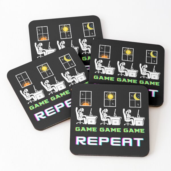 Item preview, Game&Repeat Girl Gamer designed and sold by RailoImage.