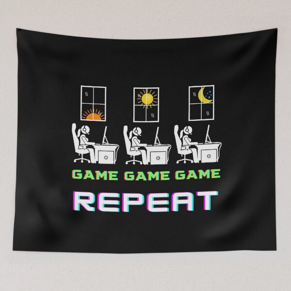 Item preview, Game&Repeat Girl Gamer designed and sold by RailoImage.