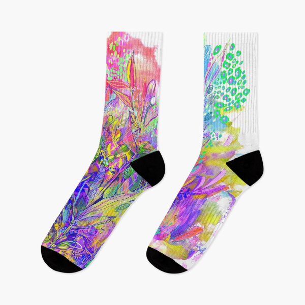 Item preview,  Exotic Jungle Neon Floral designed and sold by goedesign.