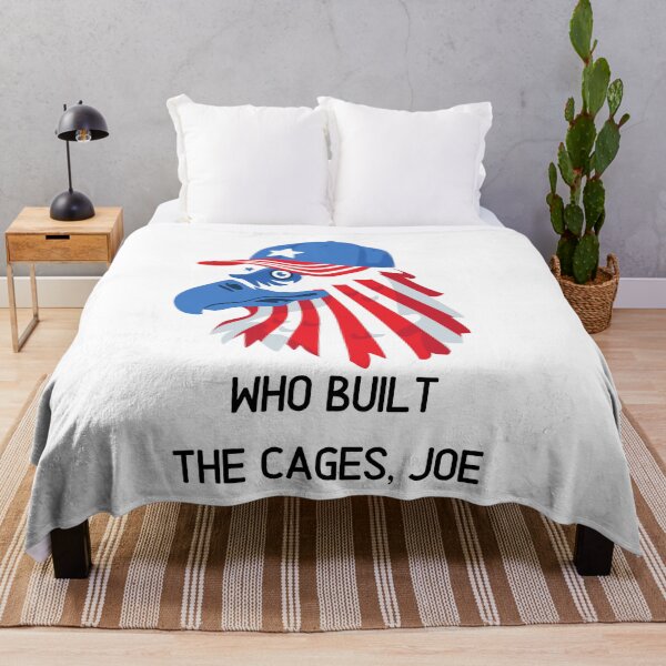 Item preview, Who built the cages , joe ? , Who built the cages joe , funny trump joe biden designed and sold by BECOOOL.