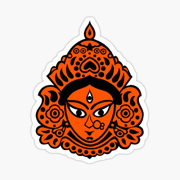 Maa Durga Sticker Photo
