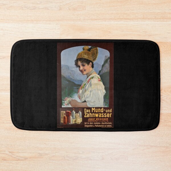 Item preview, retro das mund und zahnwasser weidinger designed and sold by CorasPosters.