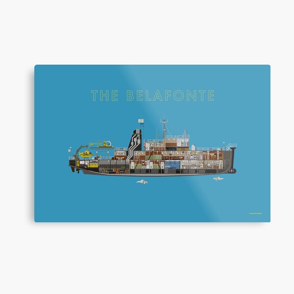 The Belafonte - The Life Aquatic Metal Print